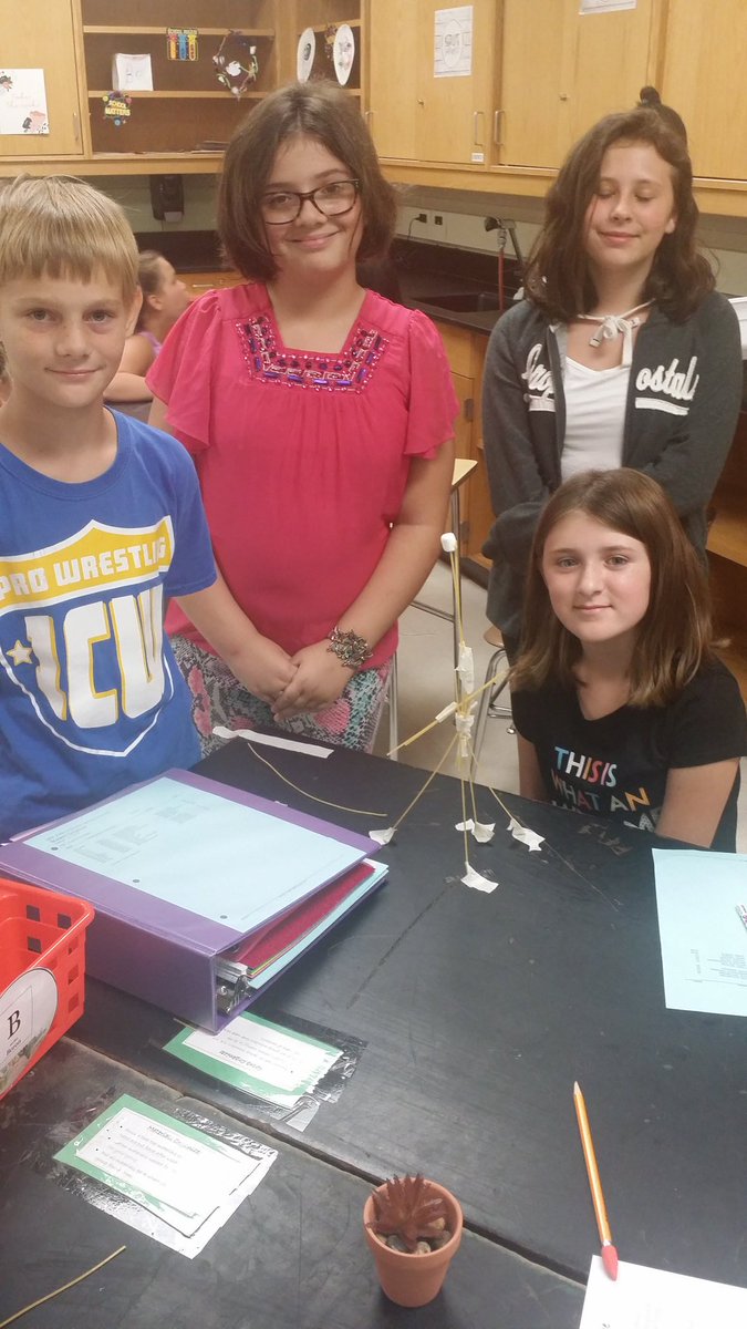 rmlShears's tweet photo. Team work in science!!! Look at those towers!!! Off to a great start!!! @strickerpride  @grobertsbcps  @rjonesbcps @jmullenax https://t.co/MtjYgpPXxc