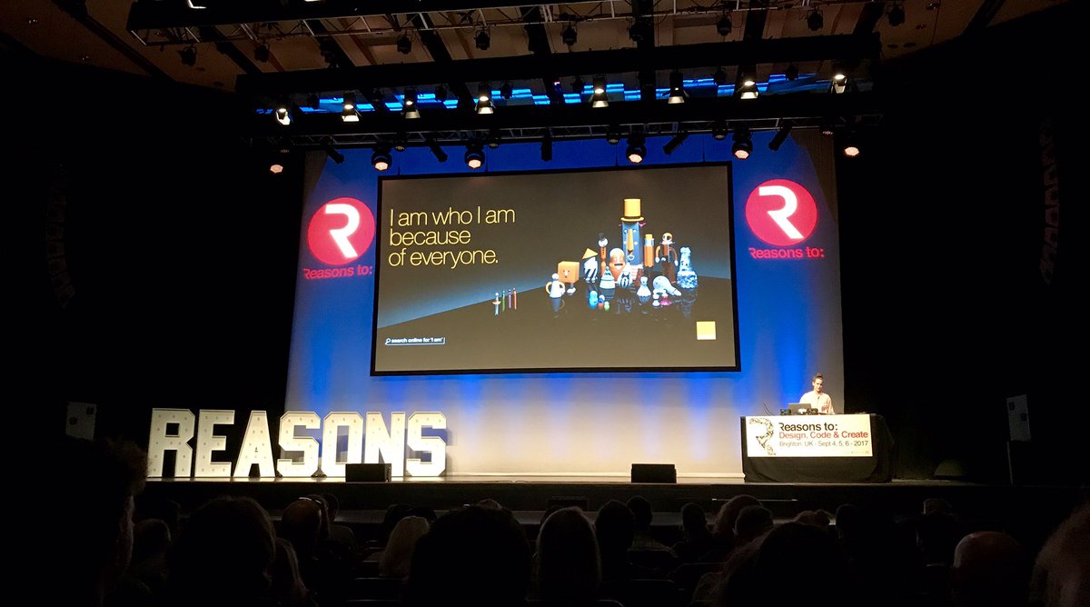 Fantastic talk by <a href="/mac_chrissie/">Chrissie Macdonald</a> at #ReasonsTo. We love your work 😃