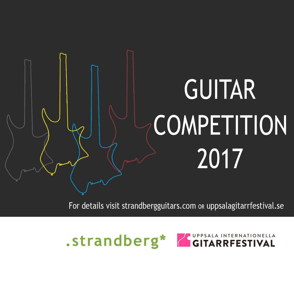 strandbergGuit's tweet photo. It's that time of year for the Uppsala International Guitar Festival &amp; .strandberg*'s annual guitar competition! https://t.co/czV1QfNP5n https://t.co/rEueWBRu3b