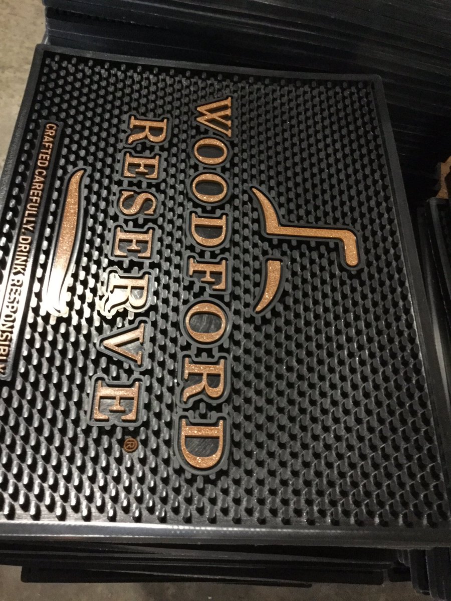 Polyenterprises's tweet photo. Check out this Woodford Reserve counter mat! #poly #polyenterprises #custombarmats #customrailmats #customerservice #poly https://t.co/zJ901dFxuD
