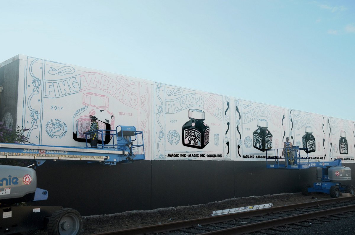 CultureBuzzIL's tweet photo. Walls 2017 Downtown Haifa #StreetArt Festival opens tomorrow featuring @MaserArt, #Mudwig (@danielksparkes), @_Kj263, @BrokenFingaz and more https://t.co/HC9R3V2M4z