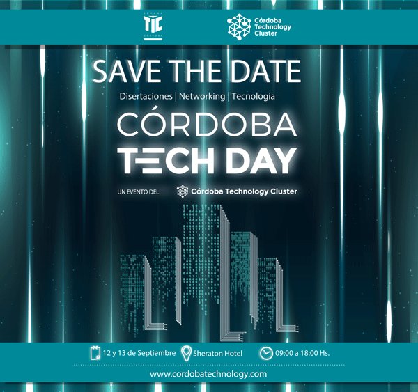 12 y 13 de Sep☝A menos de una semana para el #CordobaTechDay, el evento tecnológico más esperado por todos💻📱
Anotate bit.ly/2eGFuWu