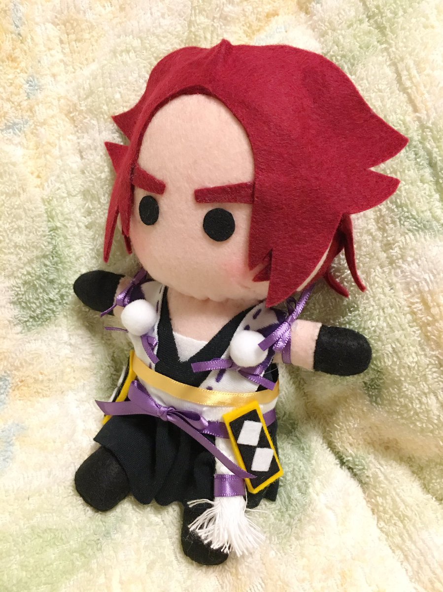 蜻蛉切さんのぬいぐるみ完成しましたー«٩(*´ ꒳ `*)۶» 上着はもう裁縫