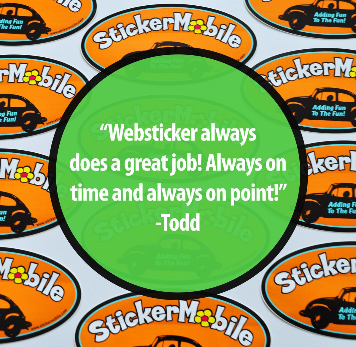 websticker's tweet image. Thank you, Todd! #TrustpilotTuesday #CustomerService #StickerMobile