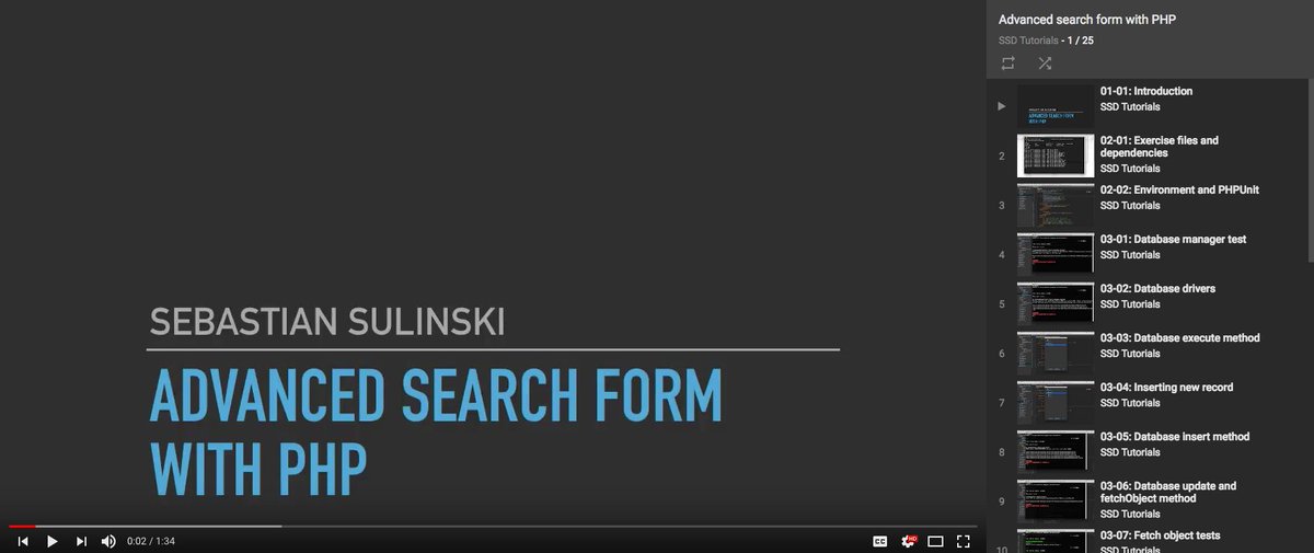 ssdtutorials's tweet image. Advanced search form with #php on Youtube: youtube.com/playlist?list=… #phpform #phpunit #mysql #sqlite