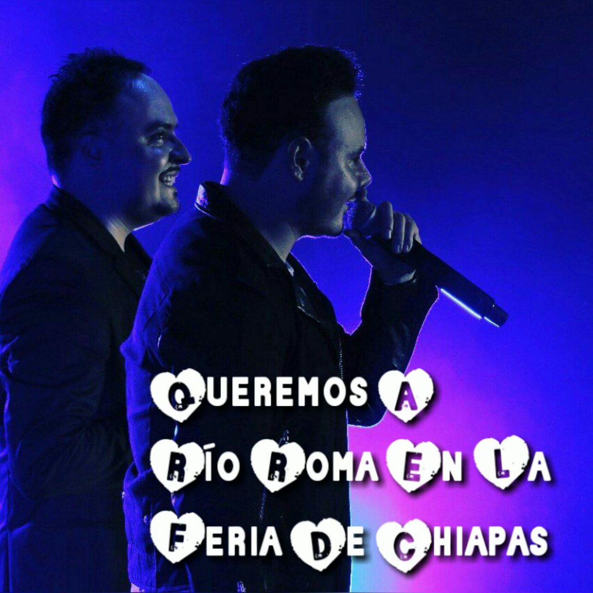 Liztorres133's tweet photo. @FeriaChiapasAC queremos a @RioRomamx con su #TourVivamoslo en la #FeríaChiapas2017 #RREnLaFeriaChiapas 💕💕 #VNSLP https://t.co/jiA4G3iBce