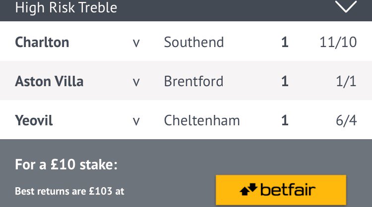 weekendfootball's tweet photo. #HighRiskTreble
9/1
Best Odds 🔽
https://t.co/zpyX3A8NwA
❤️ if you're backing it!
#PicksThursday https://t.co/c6I7meWieF