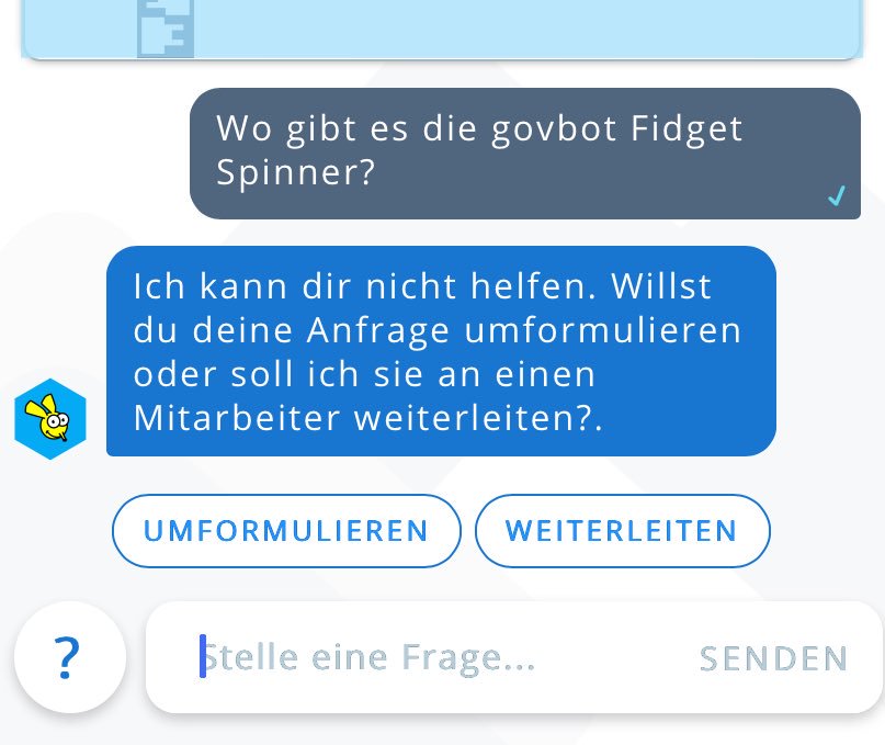 ernstmayer's tweet photo. @govbot_io Alles weiss der #govbot nicht. Aber dank Twitter bin ich trotzdem informiert ;) #oev18 https://t.co/upWfUsVzCe