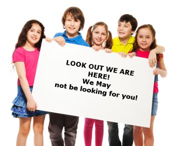 WE ARE BACK! We are your future running along the roadways and not looking for you. SCHOOLS BACK!