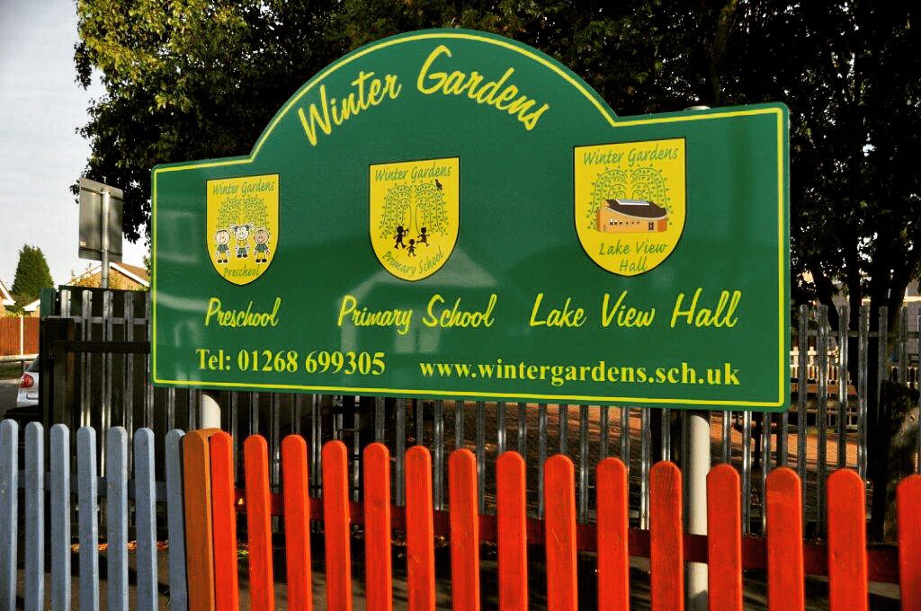 FASTSIGNS863's tweet photo. Dibond signage work for Winter Gardens Academy #backtoschool #fastsigns #lettering #dibondsigns https://t.co/omGfu8hw35