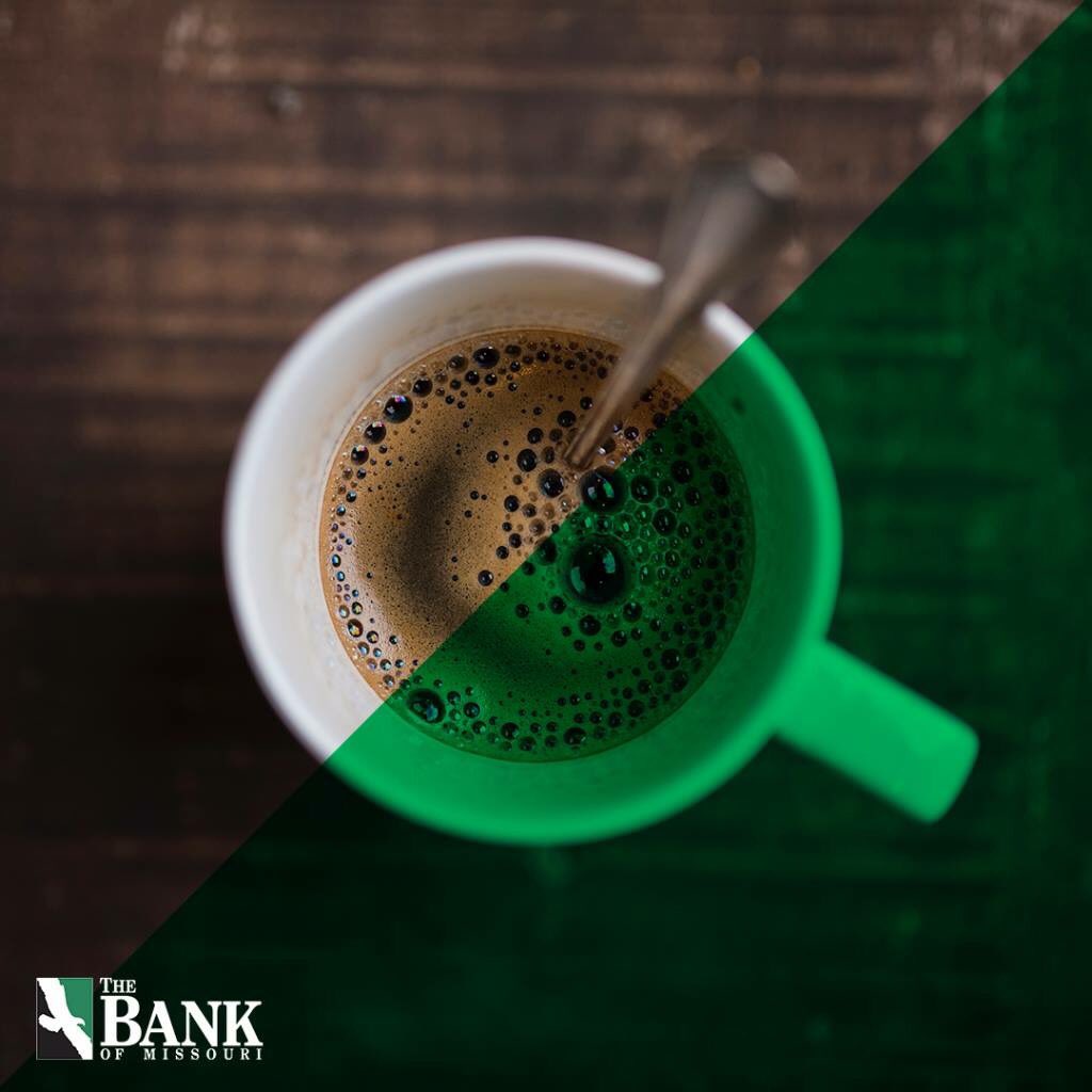 bankofmissouri's tweet photo. Need a jump-start after the holiday weekend? Stop by. Our coffee is always free! #bankofmo https://t.co/QNdRPdEIpi