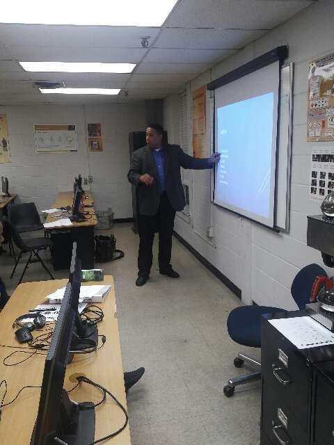 A little fun in cornerstone class.