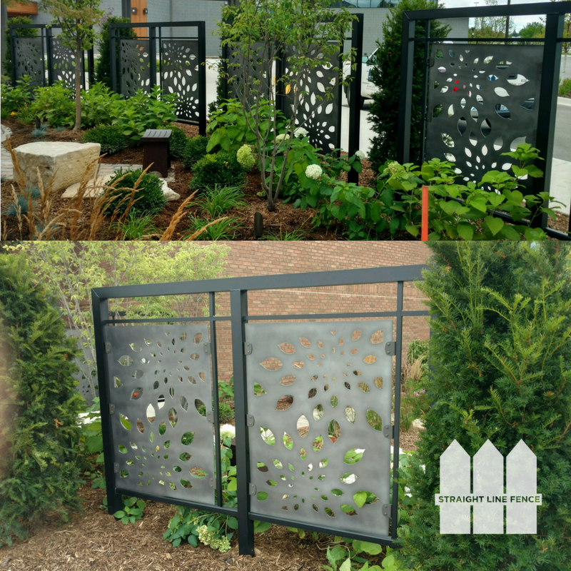StrghtLineFence's tweet photo. We just wrapped up this beautiful, custom #gardenfence for @calvarygr Calvary Church. What a relaxing place to spend time! #customfence https://t.co/ohun5rtv1K