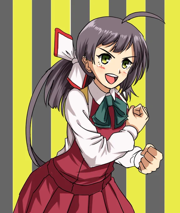 ネタ 藤波から熱い猛虎魂を感じた

#艦これ版深夜の真剣お絵描き60分一本勝負
#艦これ版真剣お絵描き60分一本勝負_20170905
#艦これ #藤波 