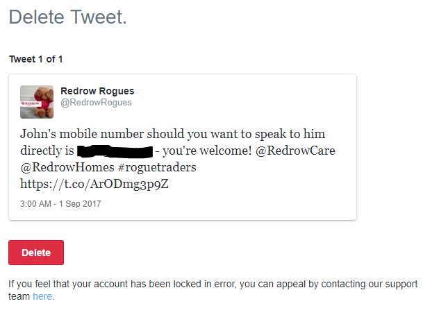 RedrowRogues's tweet photo. I was asked to delete this! https://t.co/wBrSI8tPHb