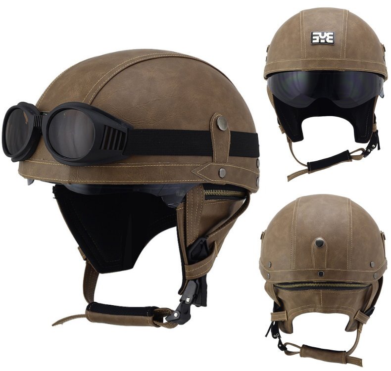 OtHelmet's tweet photo. Leather Half Face Motorcycle Helmet with Flip up Glass &amp; Ear Cover
https://t.co/R9c52xxiuK

#R1200GS #CB125F #NSC110 #PCX125 #motorcycle https://t.co/jGcljwLVsV