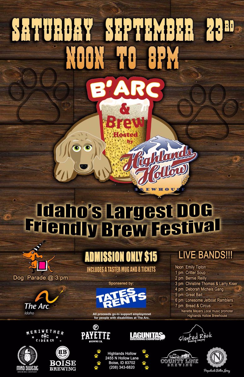We are still accepting sponsors for B'Arc &amp; Brew Craft Beer Festival. Please let us know if you would like to sponsor this awesome event!