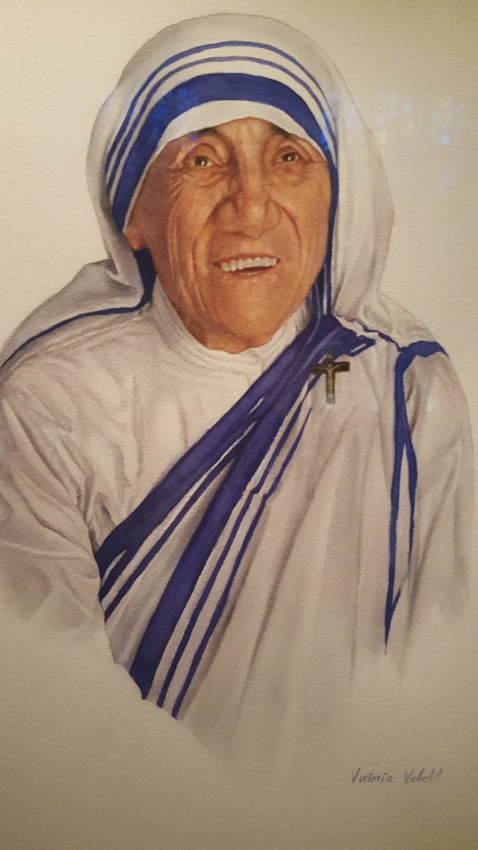 'Be the living expression of GOD's  kindness:
Kindness in your face
Kindness in your eyes
Kindness in your smile'

#StTeresaofCalcutta