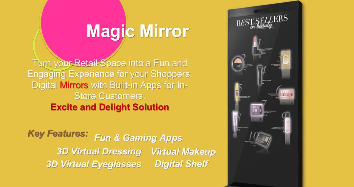 arayasolutions's tweet image. Magic Mirror in Dubai. Book a DEMO today!!
#MagicMirror #InteractiveMirror #InStoreGaming #AR #VR
#Retail #Gaming
bit.ly/2eG4lK4