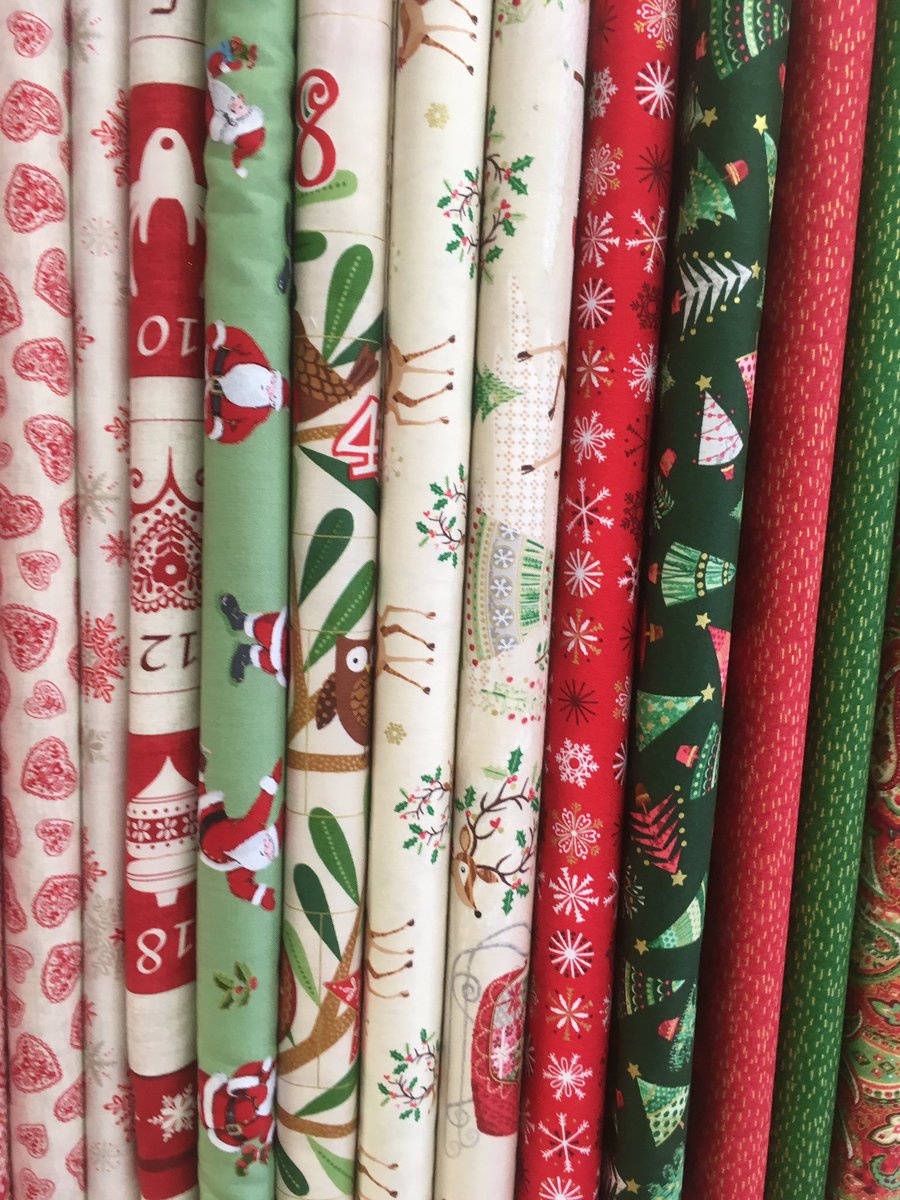 tailormaderhos's tweet photo. All our lovely Christmas fabrics have arrived . Fat quarter bundles £10.50 #shoplocal #rhosonsea #llandudno #colwynbay #shopinwales https://t.co/JbmqqQLcbg