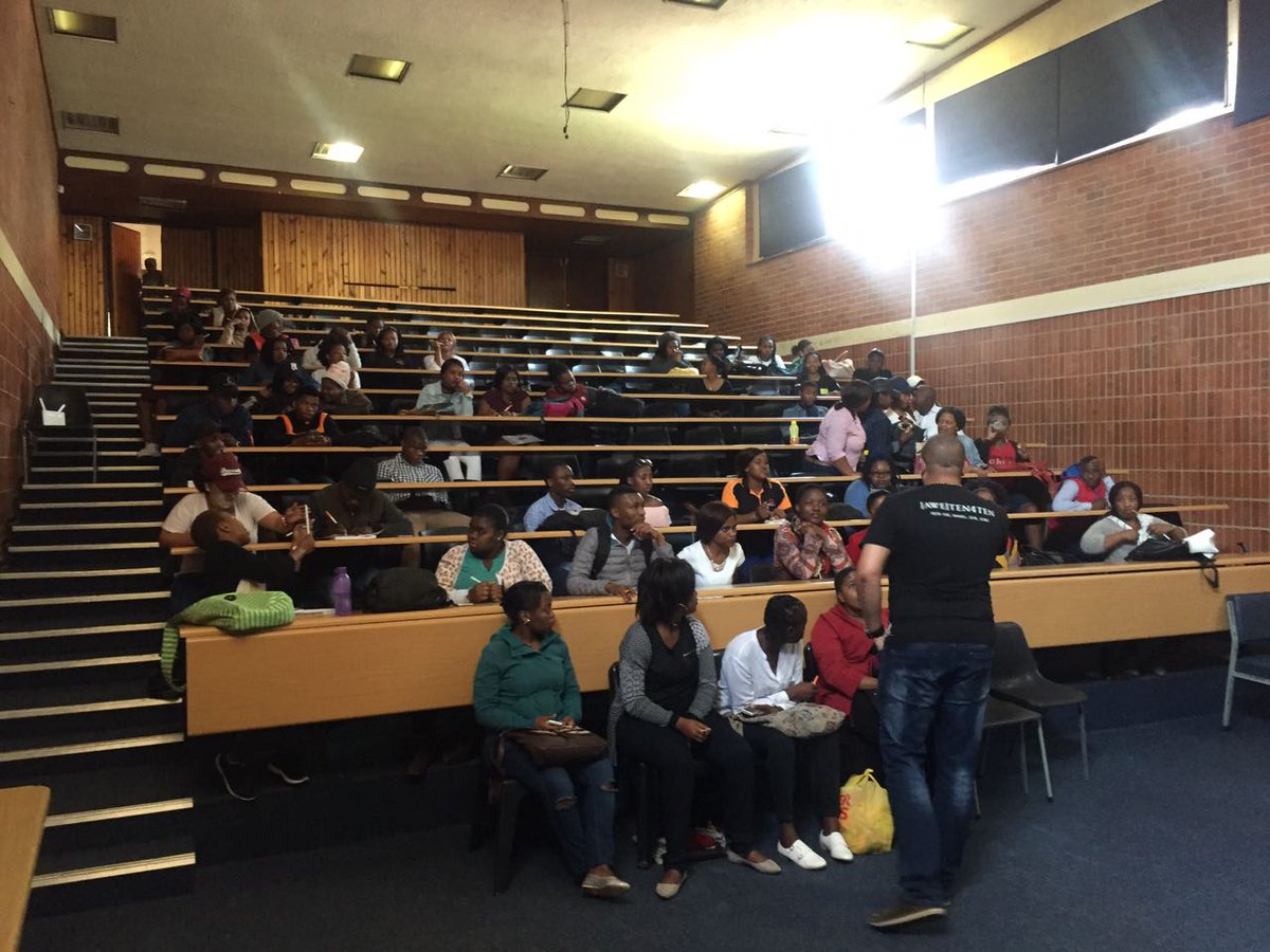 ThamiAwethu's tweet photo. The @AwethuProject team is running an #awethuconnect session at Port Elizabeth TVET College Dower Campus. Future business leaders... https://t.co/rhjj7kbH9S