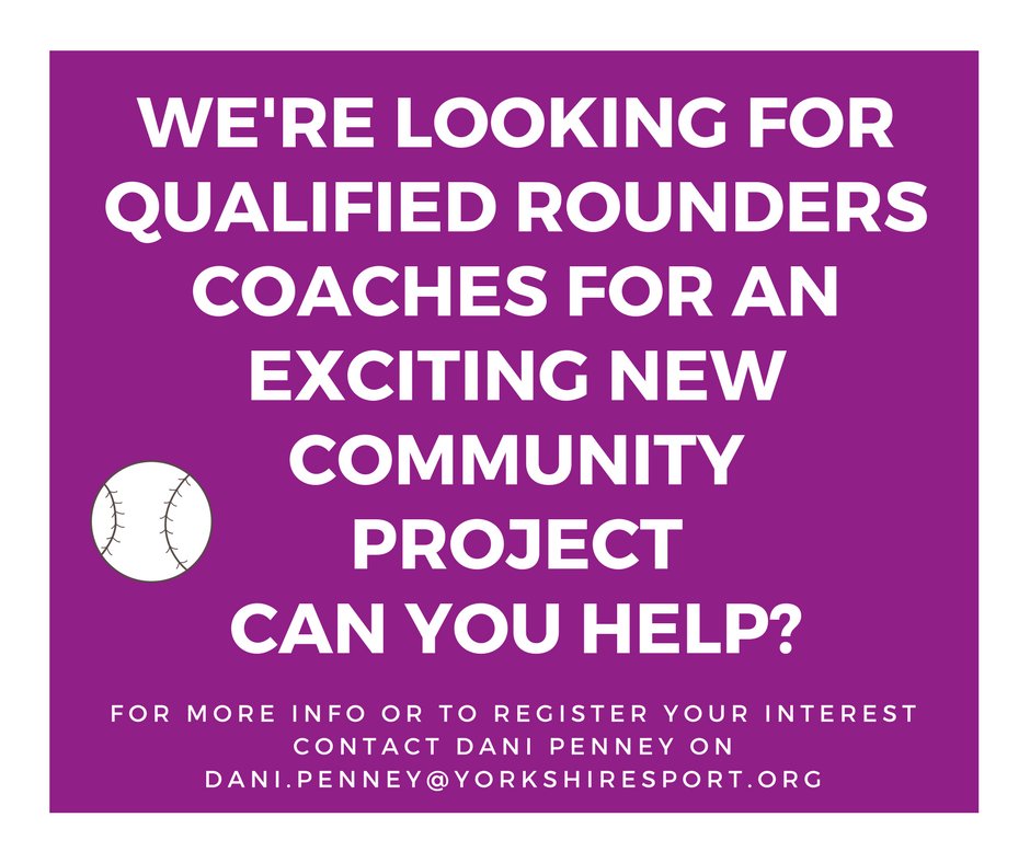 LeedsGirlsCan's tweet image. We are on the lookout for qualified #rounders coached for an exciting new project. Interested? Get in touch! #paidrole #sportleeds #LGC