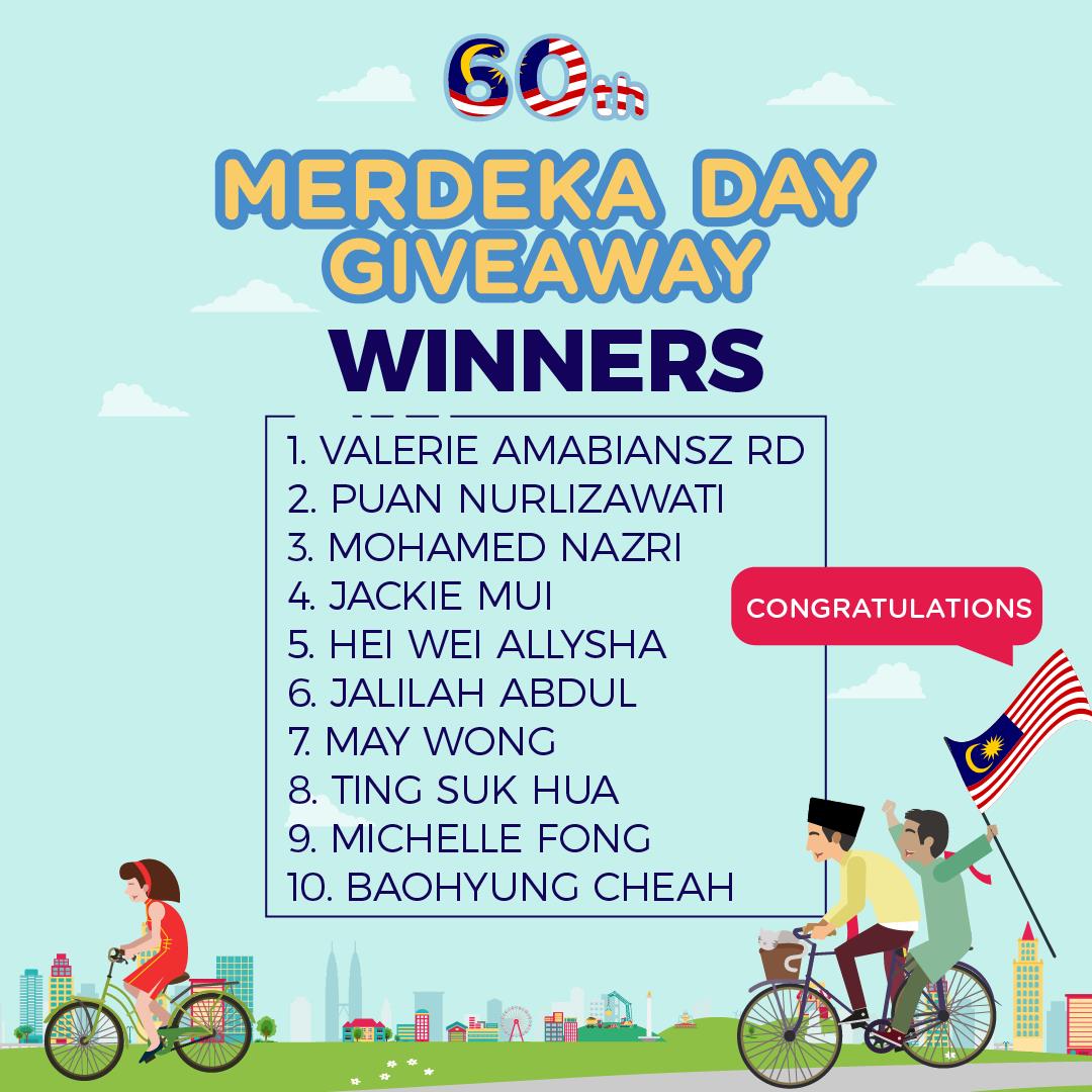getmanis's tweet photo. ✨ WINNERS of Shopping Vouchers worth RM500.00 ✨A big THANK YOU to everyone for showing so much love - #MalaysiaBoleh 🇲🇾 ! https://t.co/I78XtmP0si