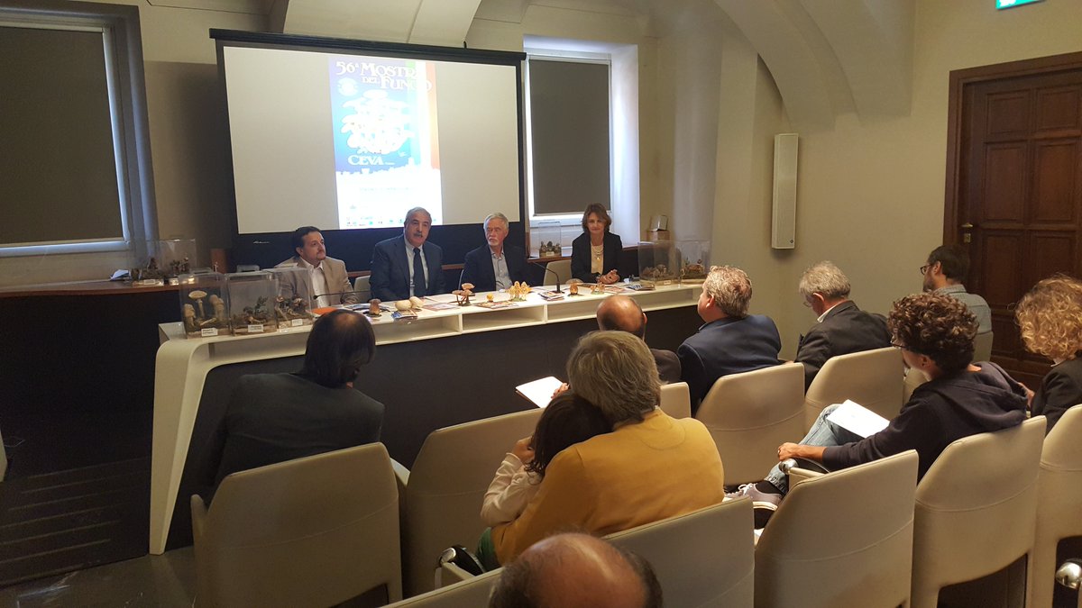 Presentata oggi in Spazio Incontri la 1° edizione nazionale della Mostra del #Fungo. Appuntamento a #Ceva il 16-17 e 23-24 #settembre!
