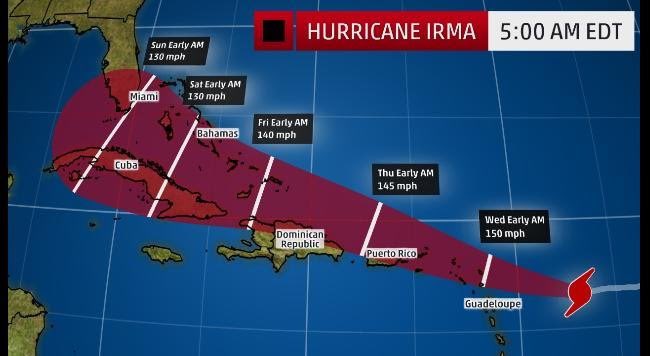 MrBushlcms's tweet photo. My son Matt, his family, and orphanage are in southern Haiti. Looks like they are south of the eye of Irma. Rain and wind will be a problem. https://t.co/W1CMKvk800