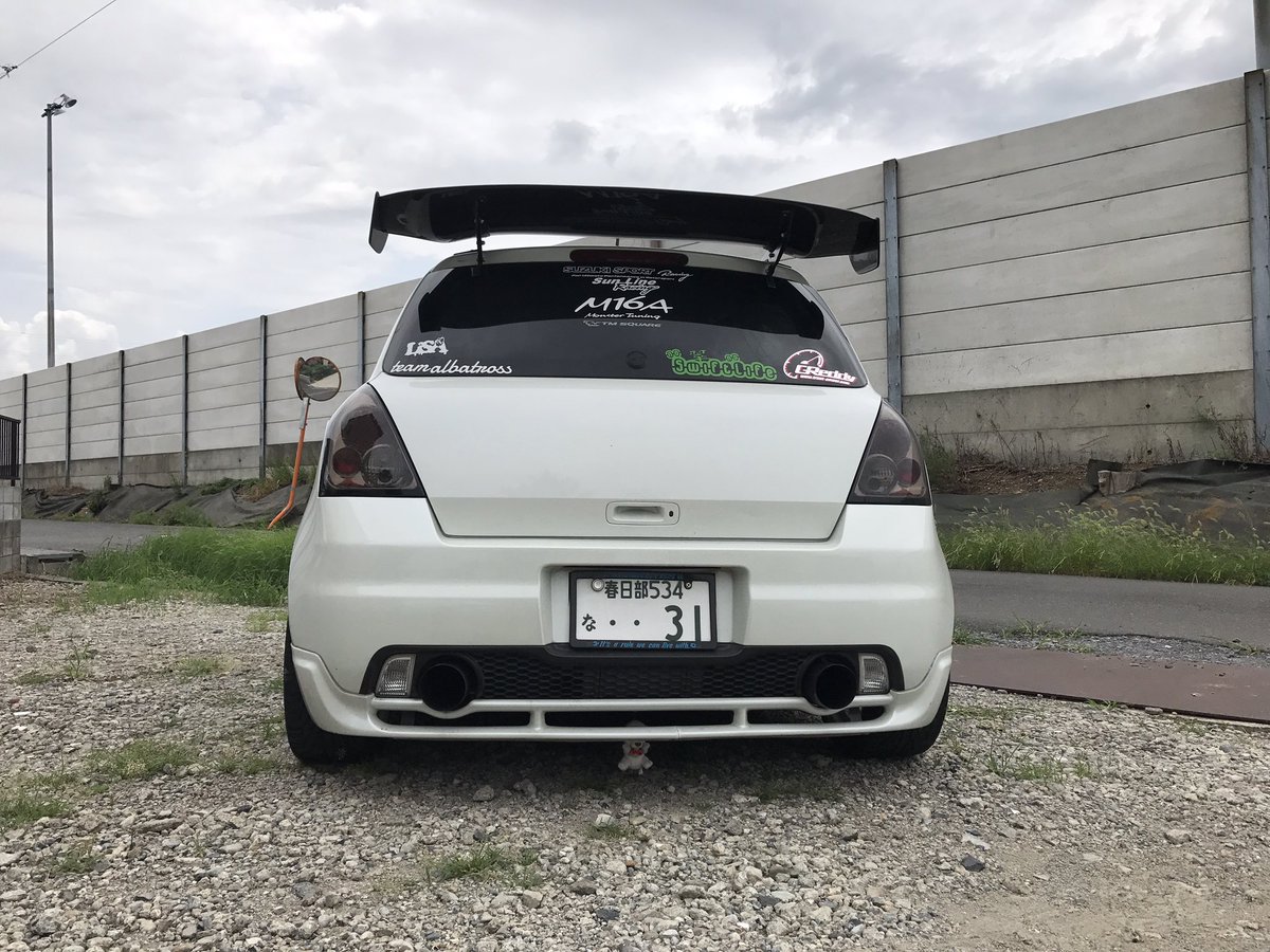 スイフト ZC31S ボルテックス VOLTEX カーボンウィング ハッチバツク