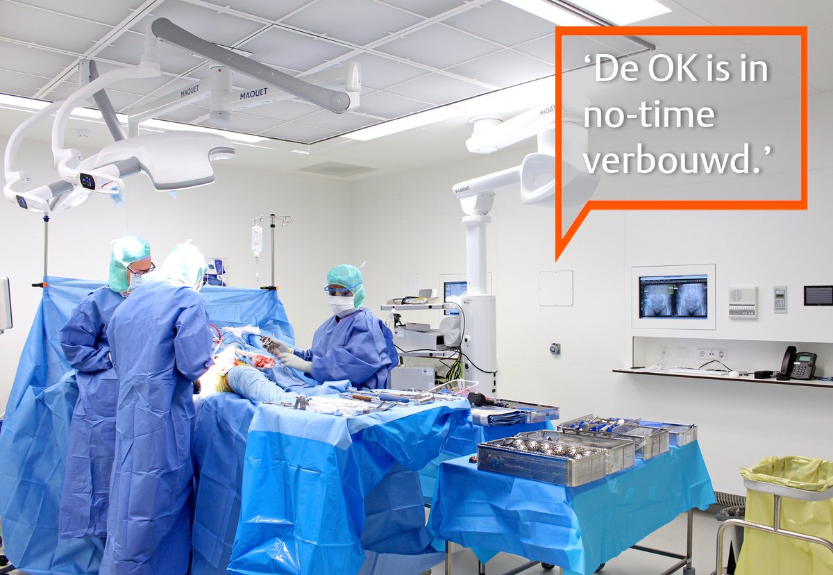 BAMGroep_NL's tweet image. MT @InterflowBV Interflow verbouwt in recordtijd operatiekamer #Flex #OK @BERGMANCLINICS bit.ly/2eB8iMy