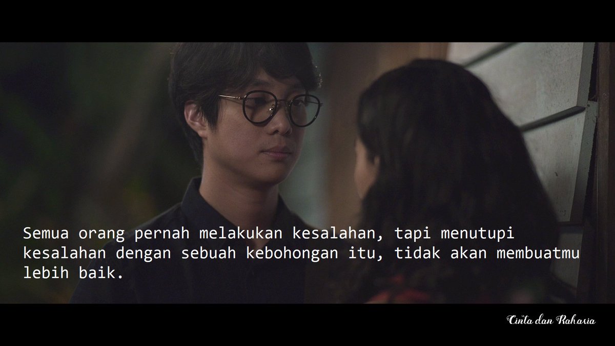 cintarahasiaNET's tweet photo. Lebih baik jujur. #CDR2NET_17 https://t.co/TW0tWbmQZI