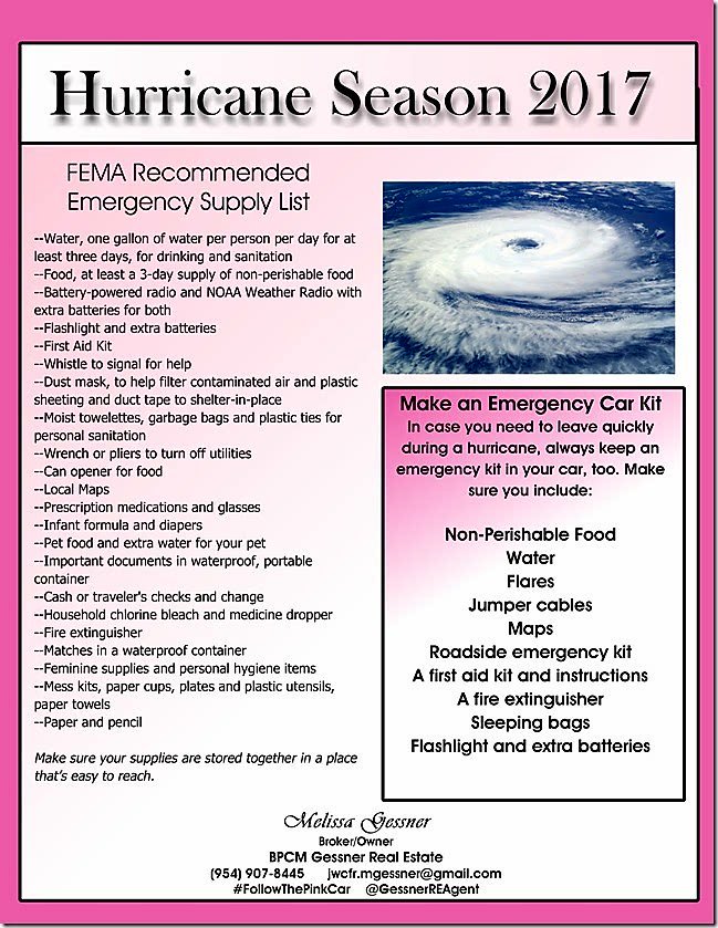 GessnerREAgent's tweet photo. #BPCM #Gessner #realestate #followthepinkcar #hurricanestrong #GetReady #HurricaneIrma #florida #coneofconcern #CAT4 #supplies #Irma2017 https://t.co/juyglI58ug