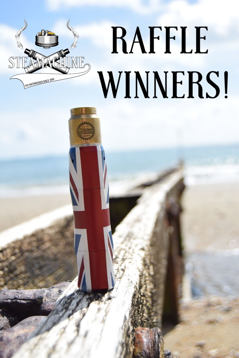 Steamachine_'s tweet photo. BIG shout out to our raffle winners! 
1st - James no surname :D 
2nd - James no surname :D (Lucky AF)
3rd - Mark Lally 
4th  - Lynsey Way https://t.co/xwYgyXsz7R