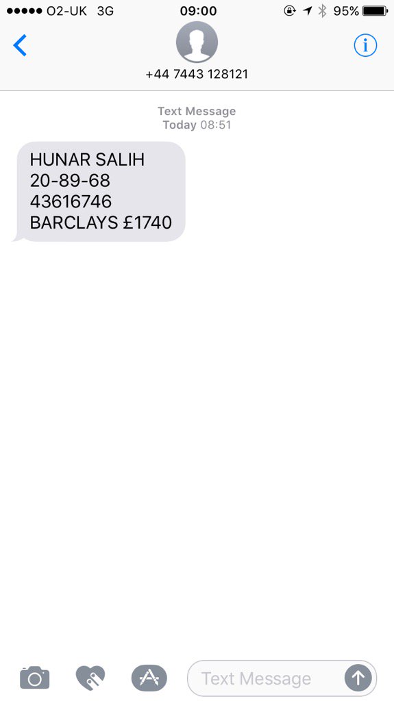 DaisyA11's tweet photo. @actionfrauduk this number is trying to scam me.. and keeps calling me for money. Please can you report the number? https://t.co/t1xxYBESEj