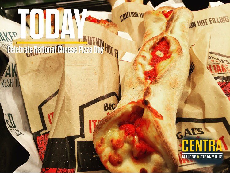 CentraStranmill's tweet photo. We hope all you margherita pizza lovers are celebrating national cheese pizza day! Grab yourself a cheese pizza twist for only £2.29 https://t.co/m5P4MrTmph