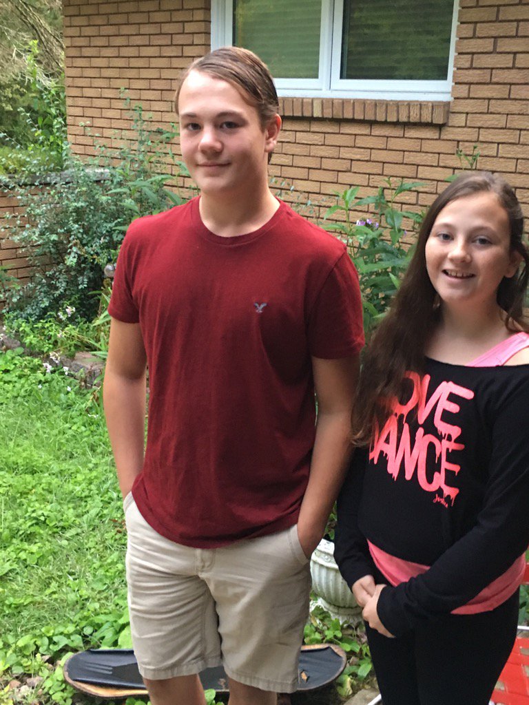 Libraryhp's tweet photo. First day of high school and grade seven! #SCDSBfirstday https://t.co/RE3FLeVFre