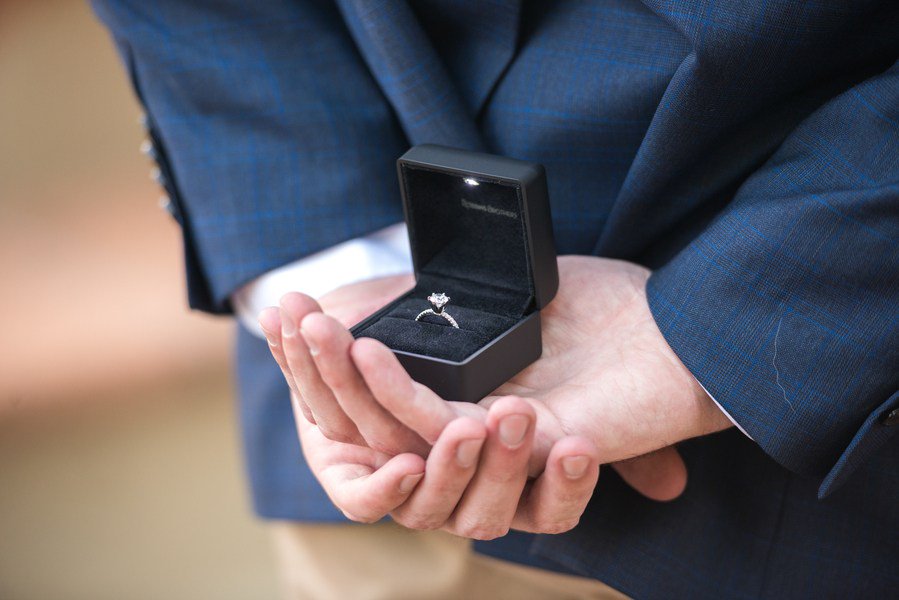 Surprise Rose Garden Proposal - Photographer:… itstartedwithyes.com/surprise-rose-…