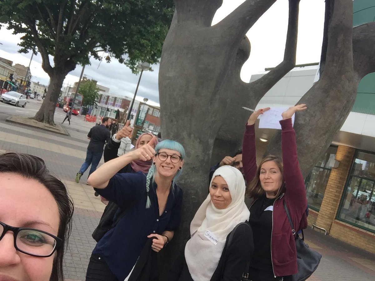 school21science's tweet photo. Statue #newyearnewham https://t.co/1eaoqWr7v6