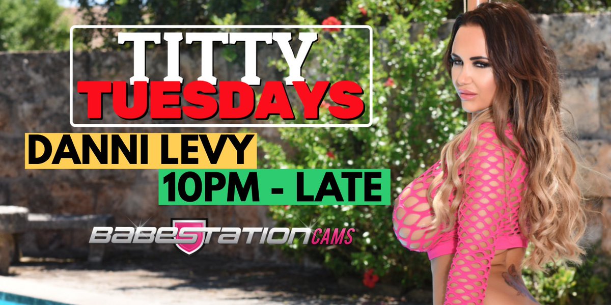 When Danni Levy is on Cam it's definitely #TittyTuesday!😄
Danni will be live tonight from 10PM! 
👀🖥️📱👇
https://t.co/7JCSoHziUg https://t.co/OX6jf0b846