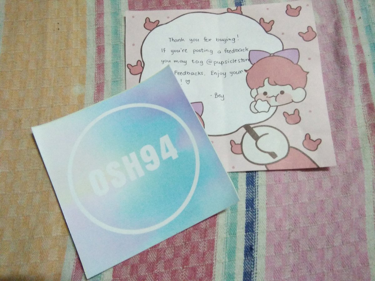 imleaceron's tweet photo. My Kokobop stickers. Thank you @pupsiclestore and also for the freebie. πππ #PSFeedbacks https://t.co/78yJYHq8pF