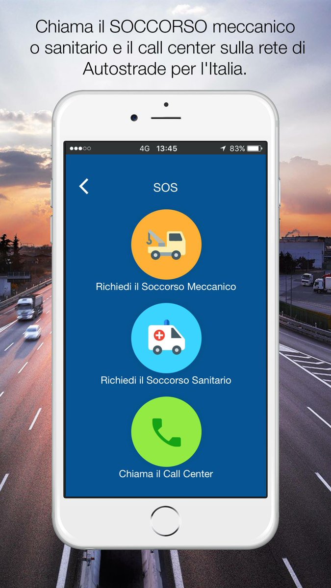 Infoblu_Roma's tweet photo. Con #MyWayApp puoi richiedere un soccorso con la nuova funzione di Colonnina SOS virtuale in caso di estrema... https://t.co/CFqjerDTfM https://t.co/sm7540JgqC