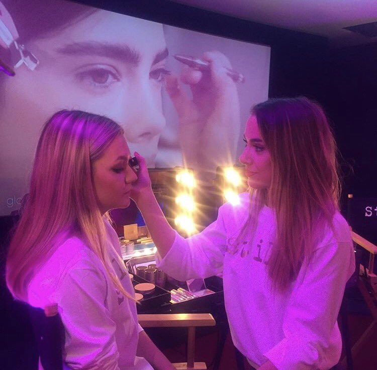 DowalWalker's tweet photo. The @StilaUK &amp; @gloriousbrands event is in full swing! #helloglorious 💄✨ https://t.co/E5DBKffKEc