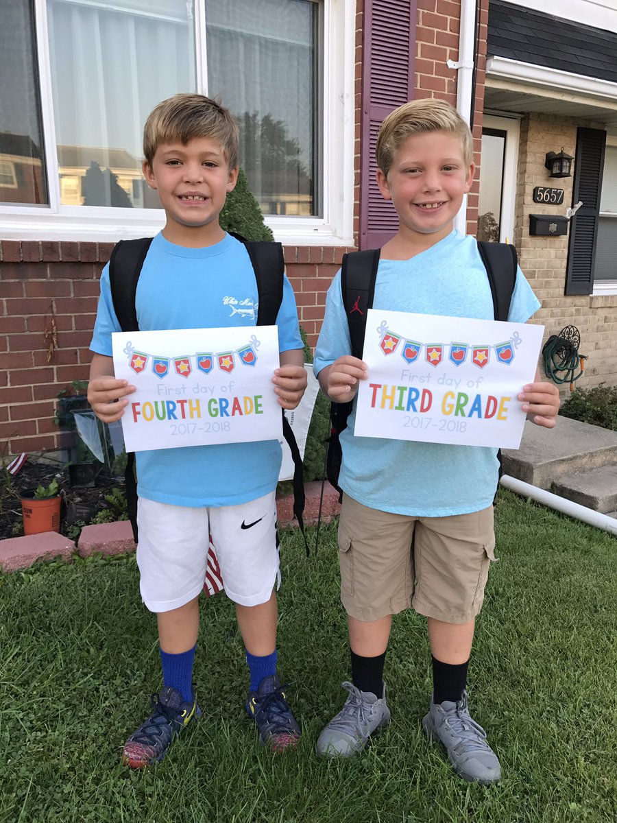 MariePhotogmom's tweet photo. Ready for 3rd & 4th grade! #resnewbeginnings #relay4.0 @relaypta @Relay_BCPS @Kfenlon4th https://t.co/e5MlJzx8rl