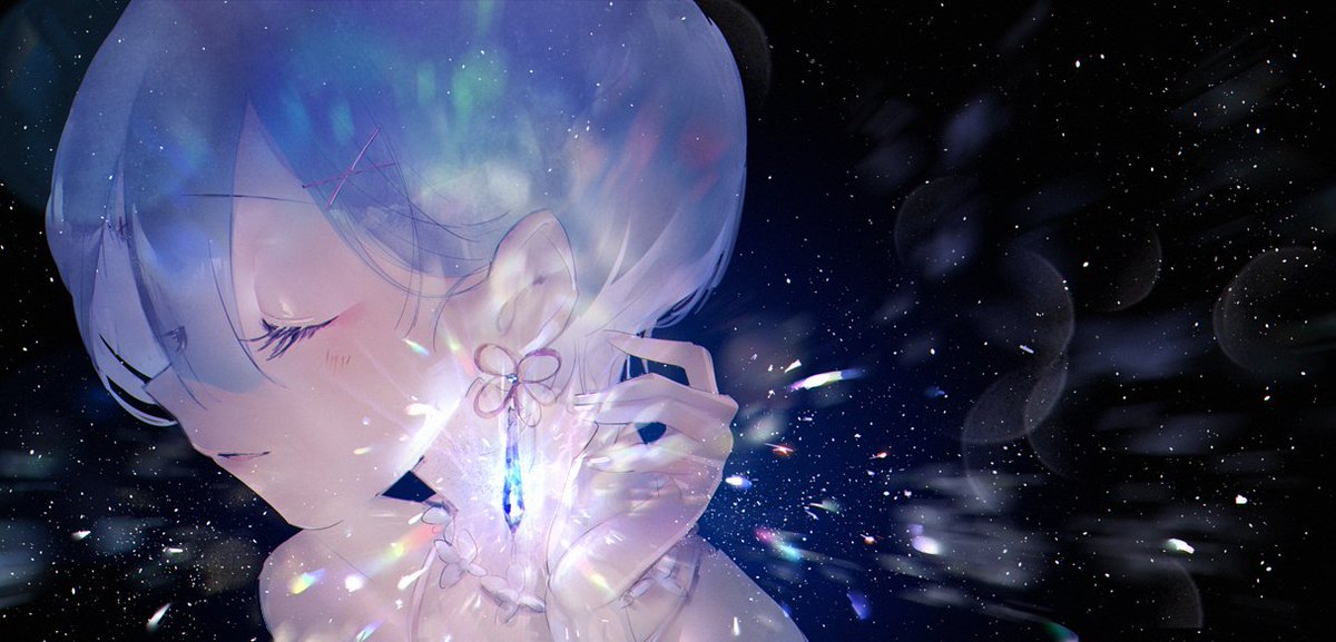 レム(リゼロ) 「息抜きラムレム 」|めばるのイラスト