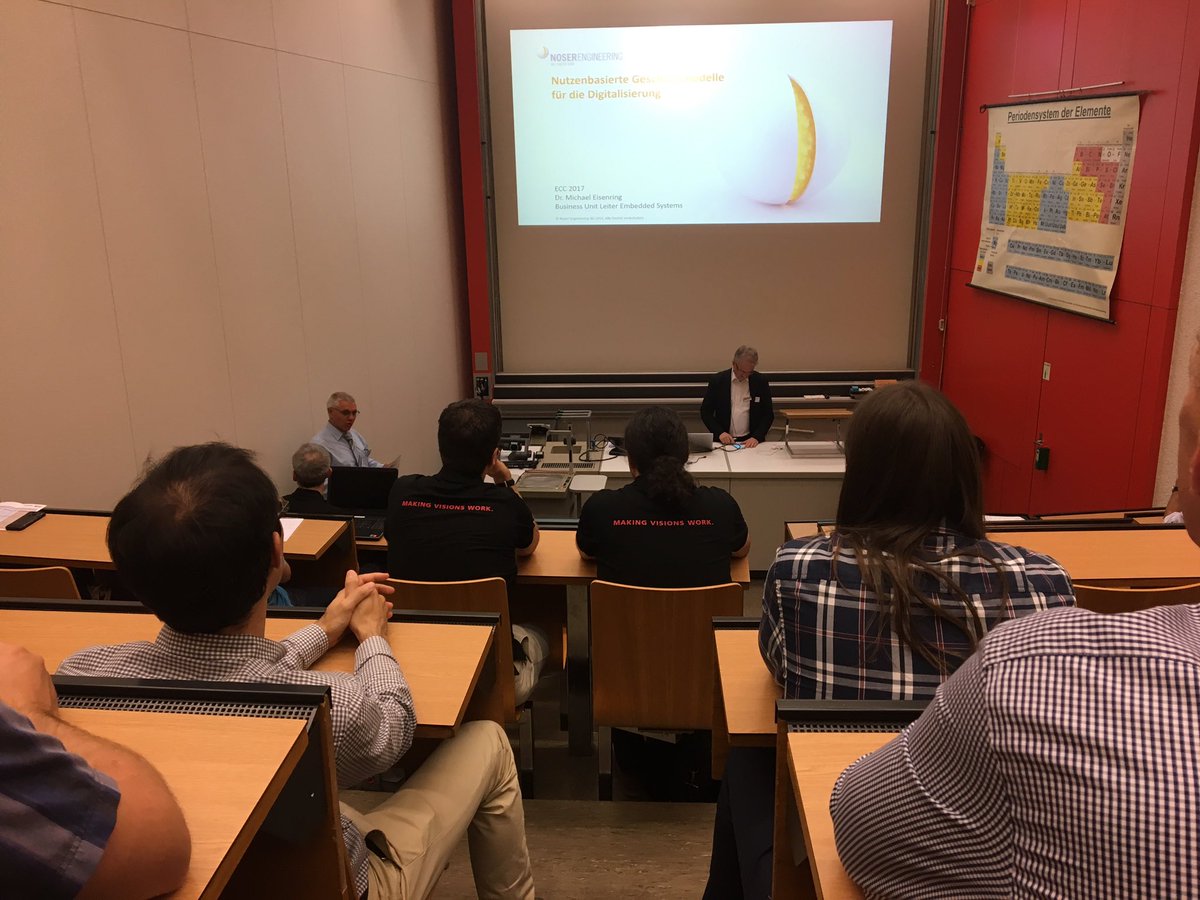 danielbruengge1's tweet image. Great talk on business models for the digital transformation at the embedded computing conference ecc2017 - thank you Michael!