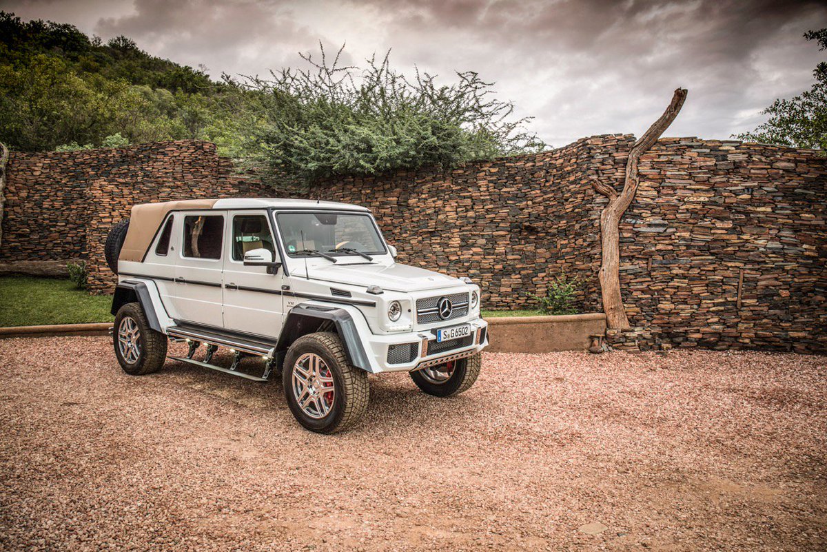 zoutegrandprix's tweet photo. Ultra-rare #Mercedes #Maybach G-class to be auctioned for #charity at #ZOUTESALE®byBonhams. Discover it: https://t.co/XKiLKawqiQ #ZGP2017 https://t.co/yBnk3otKX9