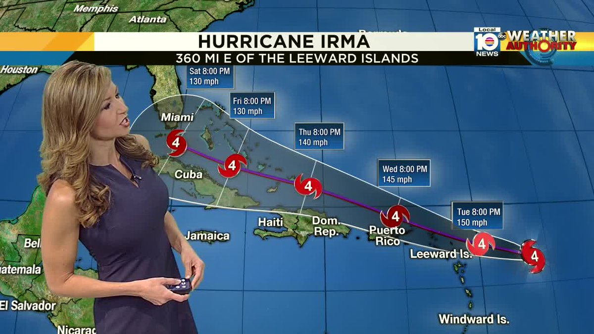 #BREAKING #Irma now a Category 5 hurricane with maximum sustained winds of 175 mph bit.ly/2eYu9hD?utm_me… https://t.co/BiSNEn4EgF