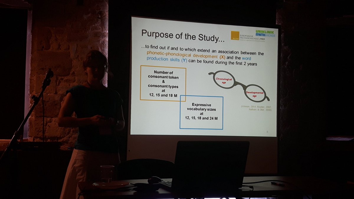 FrickeSilke's tweet photo. Great to see early expressive phonology data presented for infants acquiring German by Sigrun Lang #ISMBS https://t.co/dEjyqFuXCJ
