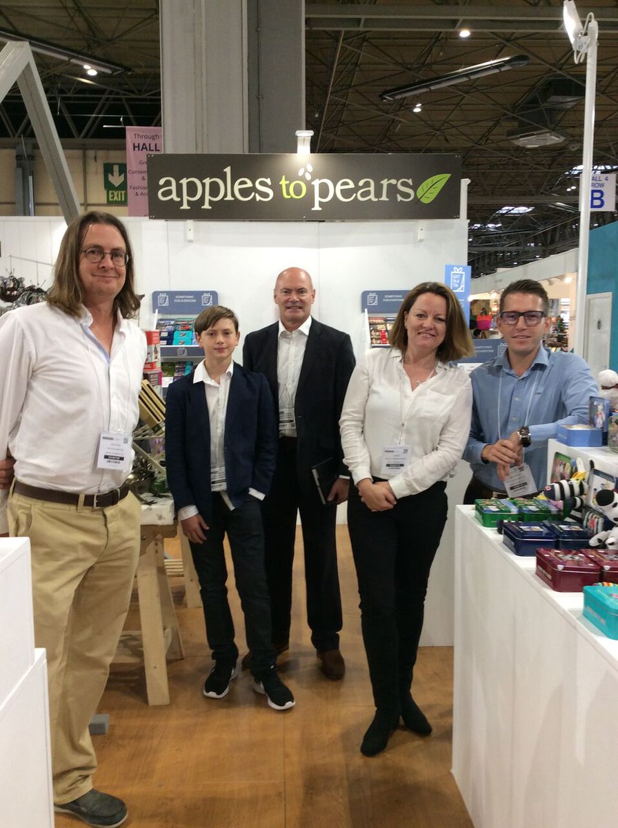 A warm welcome and new #giftideas aplenty await you at #AutumnFair in Hall 3 Stand T01 Go on and grab them - products not team obvs!